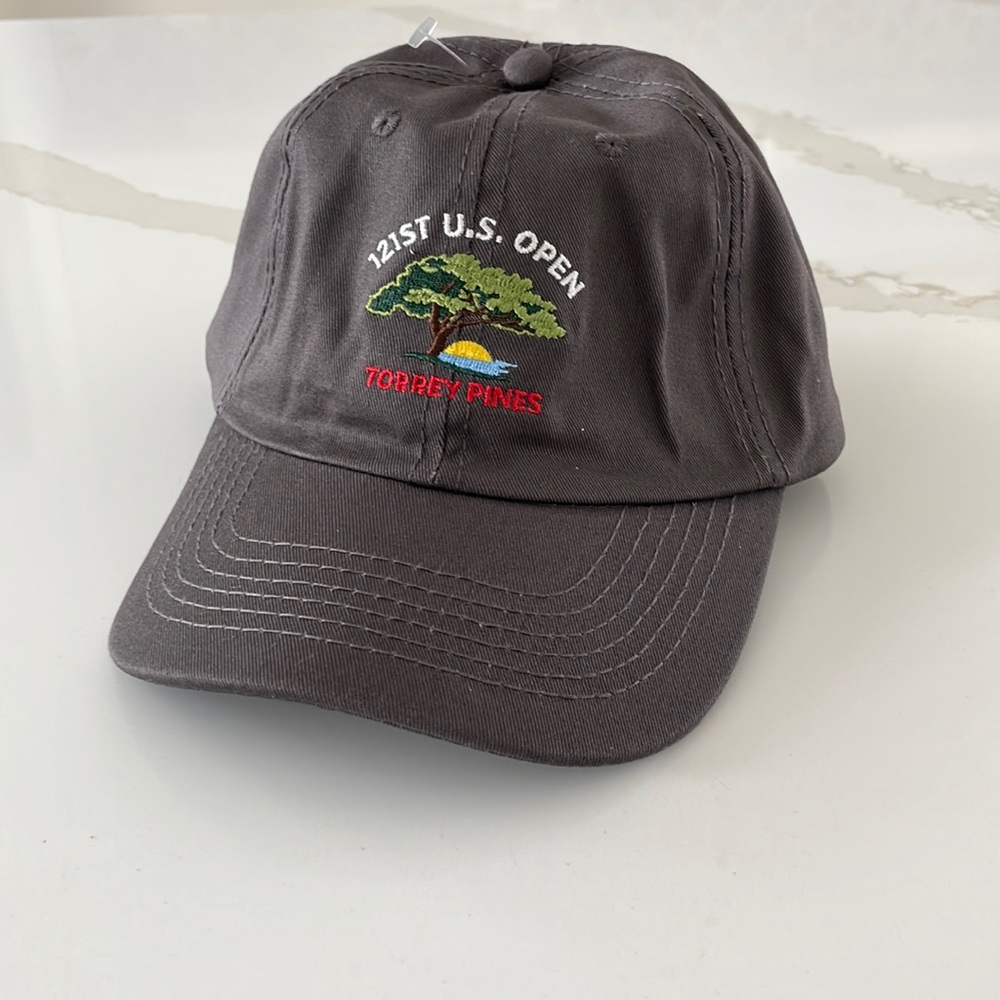 US Open 2021 baseball style hat. Dark Gray.  Adjustable